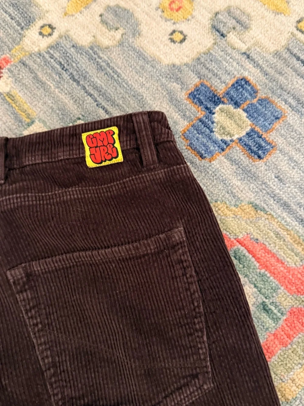 EMPYRE Relax brown cotton corduroy pants (men and women) Sz 30 unisex zumies